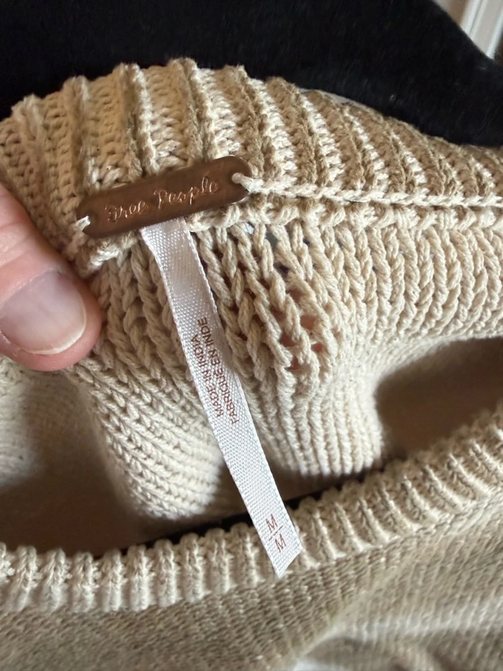 Free People Stolen Hearts Washed Sweater Vest